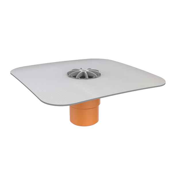 Vpust balkónová svislá TOPWET TWB 75 PVC S