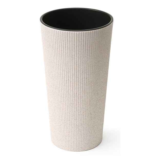 HowHomely Květináč URBANIKA ECO 46 cm béžový