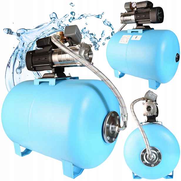 Hydrofor Na Vodu 100L Čerpadlo Alpinox 1100W Inox Premium 130l/min Výkonný Výkon