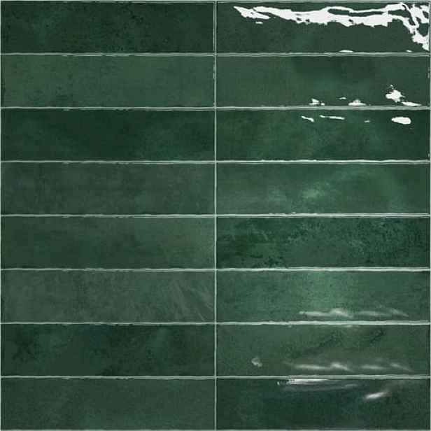 Obklad Vilar Albaro Nairobi green 7,5x30 lesk NAIROBI75GR
