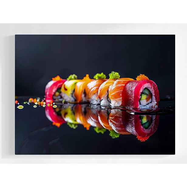 Plakát Kuchyně Vaření Jídlo Japonsko Sushi 100x75
