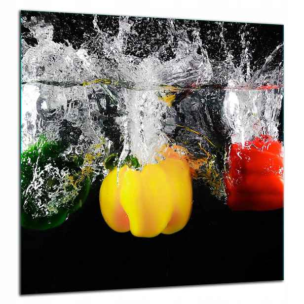 Skleněná Ochranná Deska Panel Lepidlo 60x65 Paprika