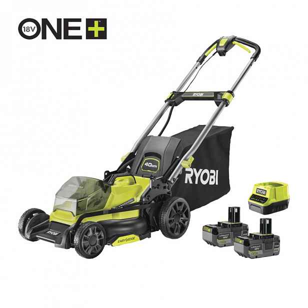 Aku sekačka na trávu Ryobi RY18LMX40C-240, 40 cm, 2× 4,0 Ah