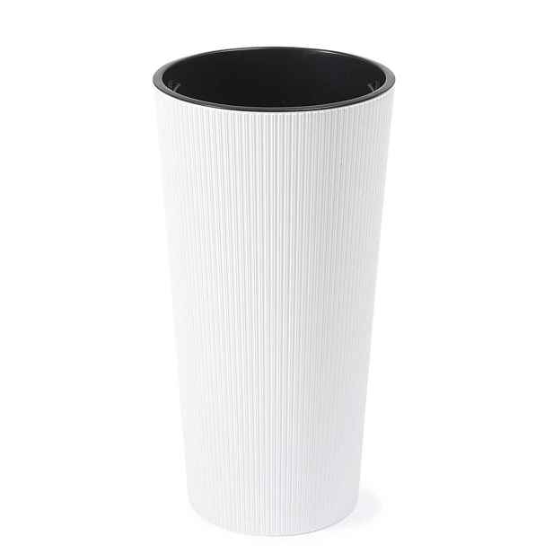 HowHomely Květináč URBANIKA ECO 46 cm bílý