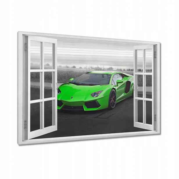 Obrazy 90x60 Limetkové sportovní auto