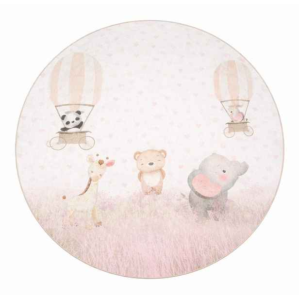 Pratelný dětský koberec ø100 cm Dainty Animals – Mila Home