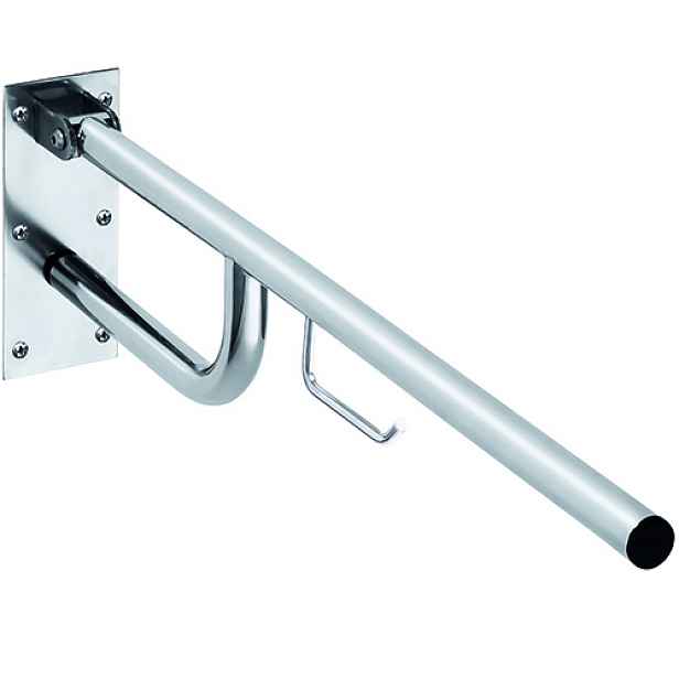 Úchyt sklopný Bemeta Help s držákem TP 850 mm bez krytky nerez lesklý