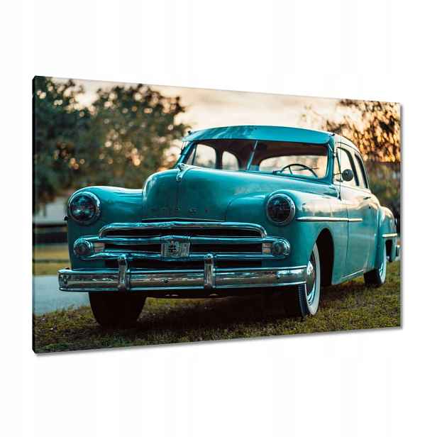 Obrazy 120x80 Modrý Dodge Auto