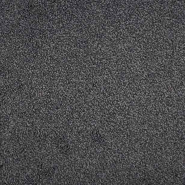 Metrážový koberec Supersoft 850 tm. šedý, na míru s bordurou, šíře 4m, šedá, ab (mřížka), kancelář, Lano