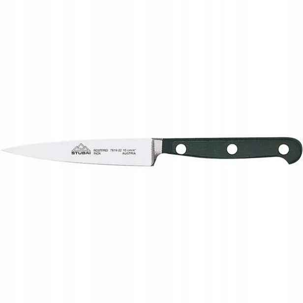 Nůž špikovací kovaný černý čepel 10 cm kovaný Stubai