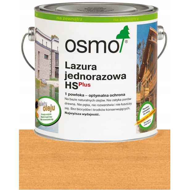 Osmo Lazura Jedna Vrstva Hs Plus 0.75L Modřín 9236