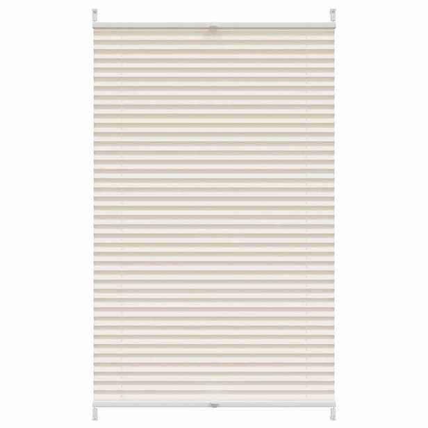 vidaXL Plisované žaluzie / rolety Plisse 80 x 150 cm - krémové