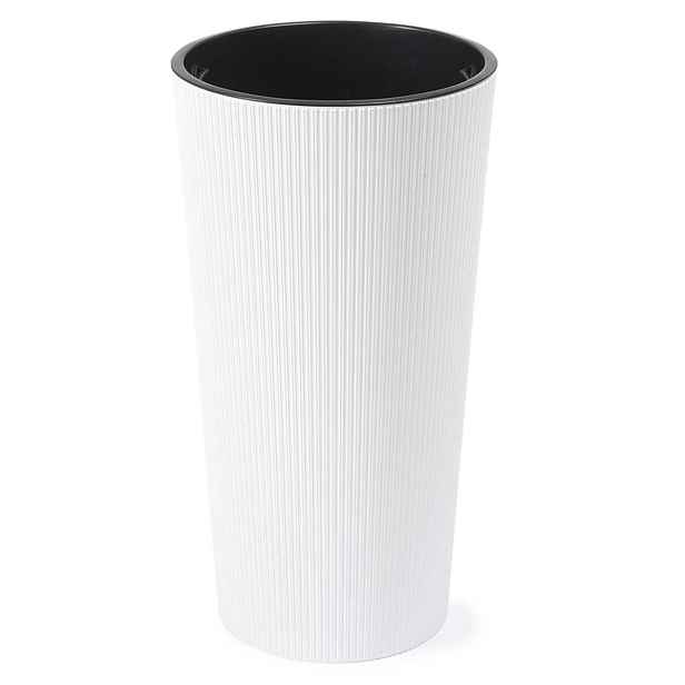 HowHomely Květináč URBANIKA ECO 57 cm bílý
