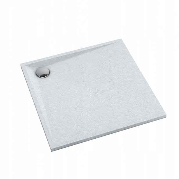 Kompozitní sprchová vanička Libra Bílý kámen 80x80