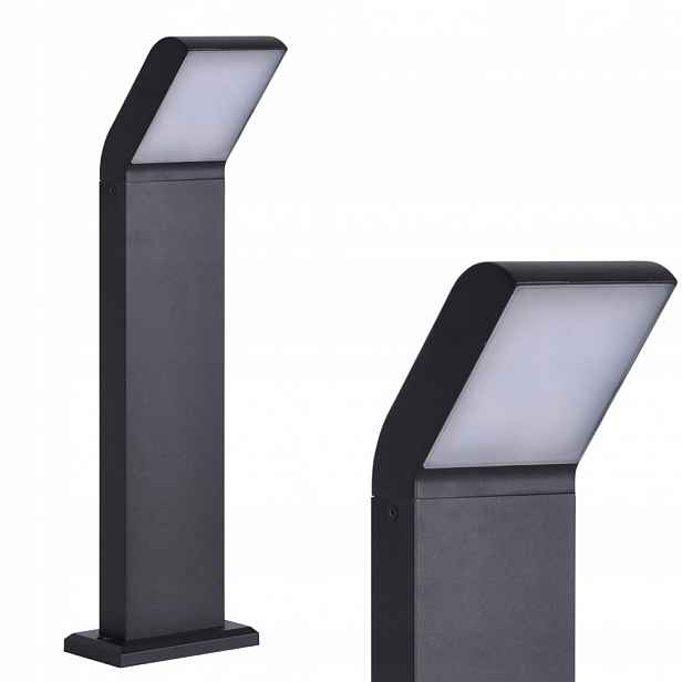 Lampa zahradní sloupek černá 49 Cm Vidar Led 4000K IP54 černá Kaja