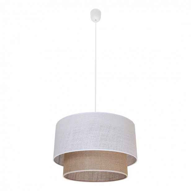 Milagro Závěsná lampa Bueno MLP1826 Juta Béžová E27 60W Nastavitelná 35cm Sal
