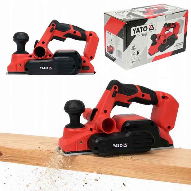 Akumulátorový hoblík na dřevo 18V 82 mm Bez Aku Yato YT-82192