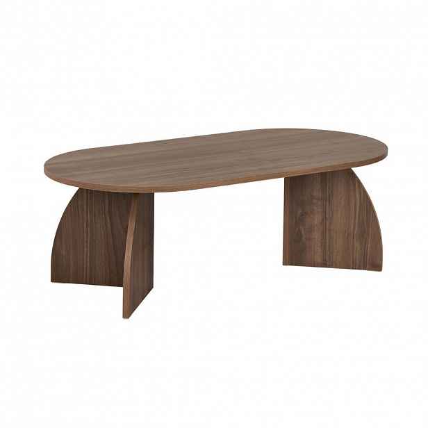 Calicosy KONFERENČNÍ stolek SELENE s oválnou deskou a zaoblenými nohami, délka 120 cm