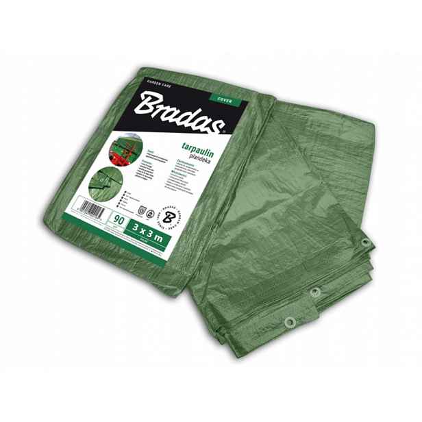 Plachta 90 g/m² krycí, zelená (Rozměr: 10×12 m) BR-PL9010/12