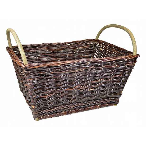Proutěný Koš Na Dřevo Hospodářský Košík 47 cm