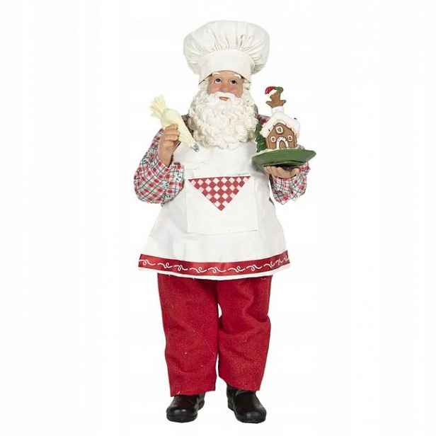Vánoční dekorace Santa cukrář
