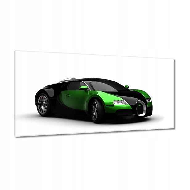 Obrazy 115x55 Zelené Bugatti Veyron