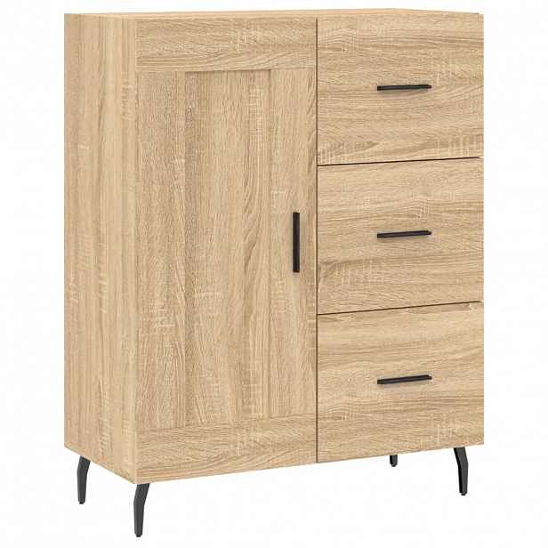 vidaXL Příborník dub sonoma 69,5 x 34 x 90 cm kompozitní dřevo