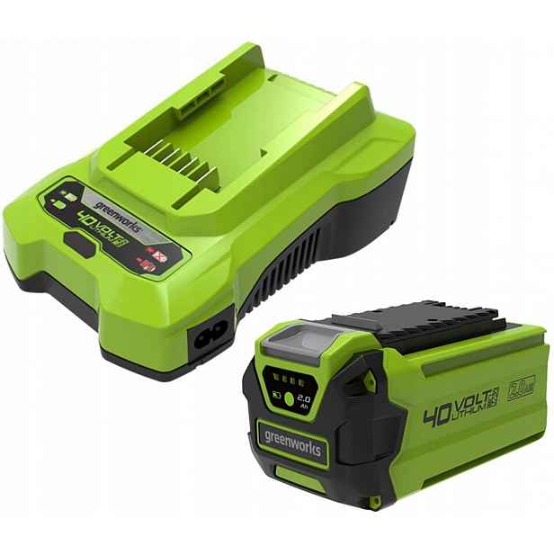 Akumulátor 40V 2,0Ah Nabíječka Greenworks GSK40B2