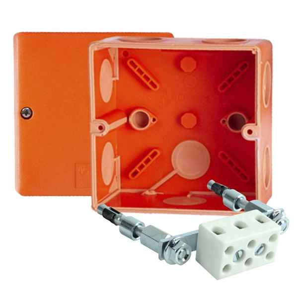 Elektroinstalační Krabice E90 s podporou funkce Ppoż 101x101x62 mm n/t IP66 Ksk 100_PO10J