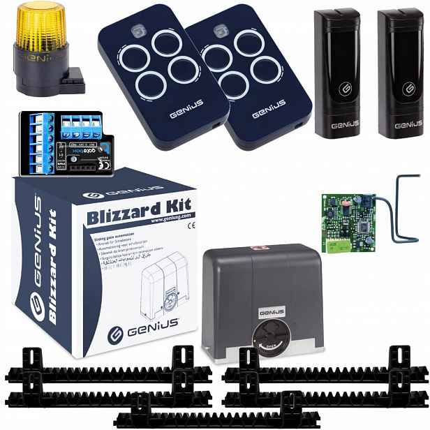 Genius BLIZZARD400+ WiFi Lampa+ Lišta+ Pilot 2ks pohon posuvné brány