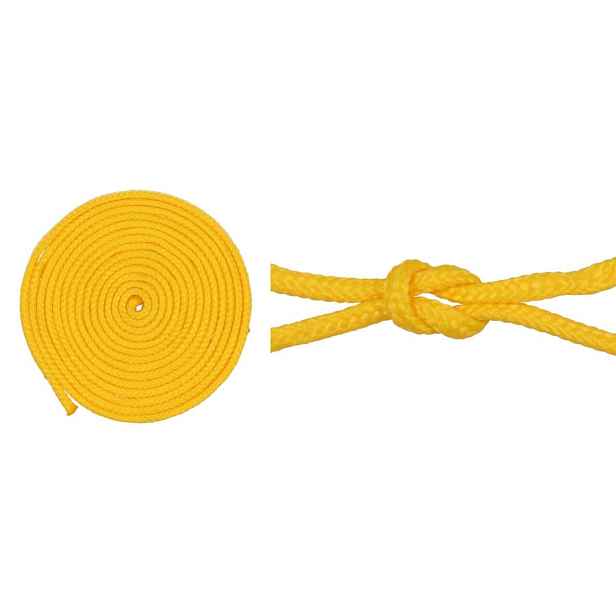 Polypropylenové pletené lano s jádrem 4 mm 200 kg Žlutá 125 m