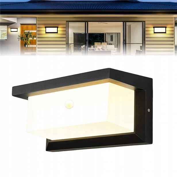 Venkovní Lampa Vchodové Dveře 18W Led senzor pohybu Venkovní nástěnné svítidlo