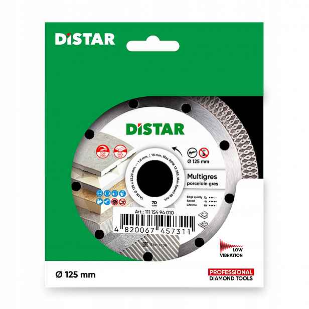 Diamantový Kotouč Multigres 125*1,4*10*22,23 11115494010 Distar