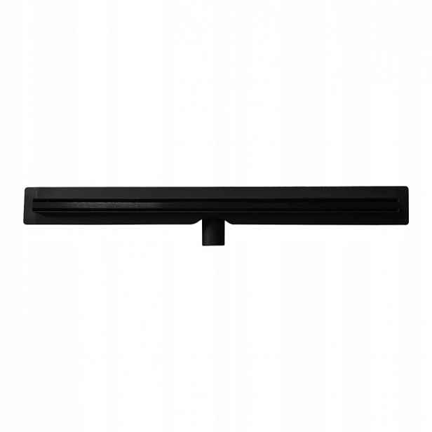 Lineární odtok Low Slim 70 cm černý