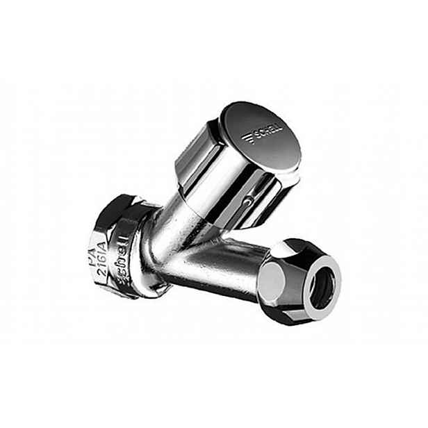 Schell Comfort - Šikmý ventil, chrom 059110699