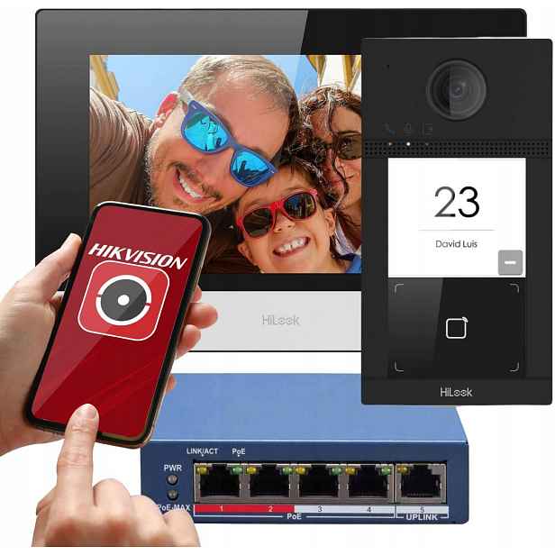 Ip videotelefonní sada Hilook od společnosti Hikvision IP-VIS-Pro