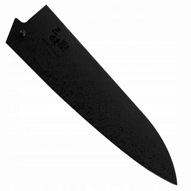 Mcusta Zanmai Japonská ze dřeva Saya Black Chránič Nůž šéfkuchaře 18 cm