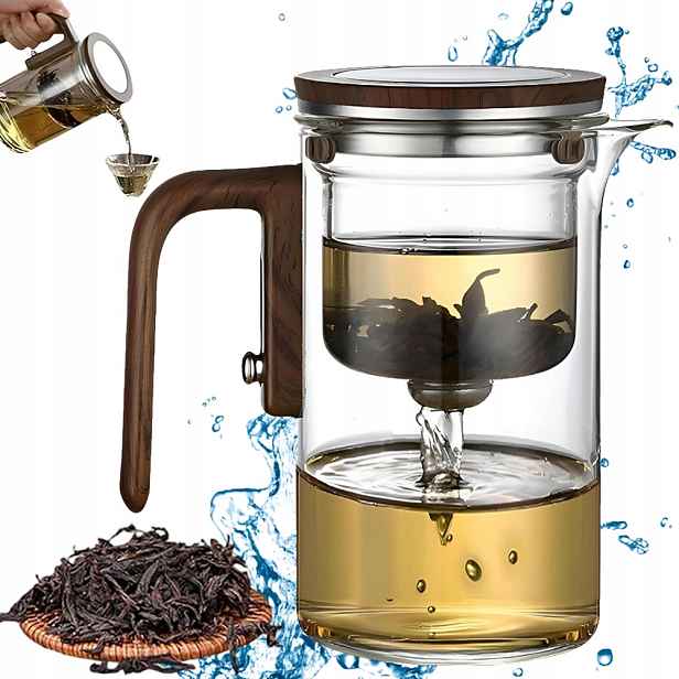 Skleněná Konvice Se Sítkem, Elegance A Chuť Čaje 0.6 L Pro Nálev