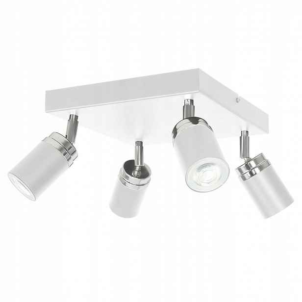 Stropní spotová Led lampa bílá tuba GU10 Loft