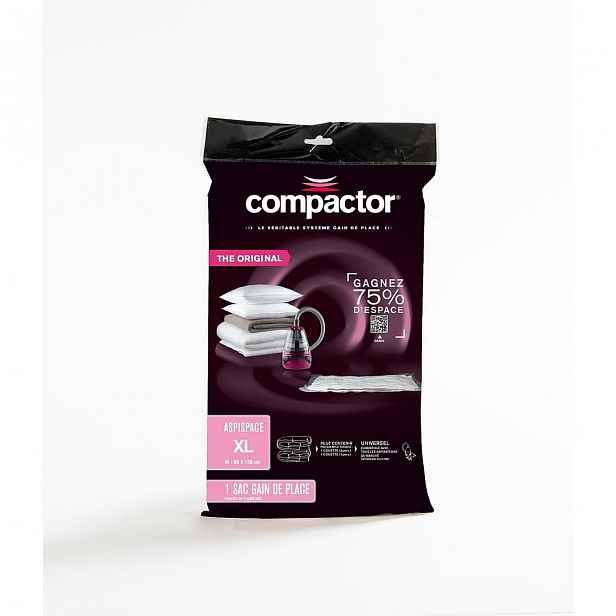 Vakuový obal na oblečení Compactor Clear, 130 x 80 cm