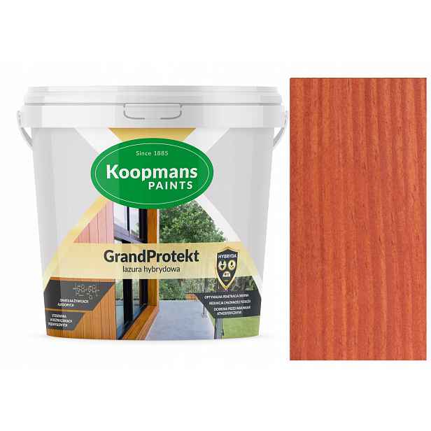 Koopmans GrandProtekt Hybridní Lazura Na Dřevo 3L Mahagon Světlý 905