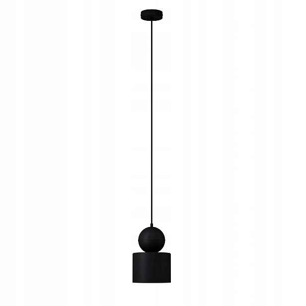 Sigma Lighting Mosaic závěsná lampa černá válcová 1xe27 15w