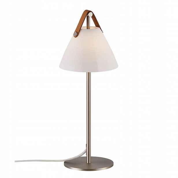 Stolní lampa Strap 16 skleněné stínidlo bílá G9 max25W Nordlux