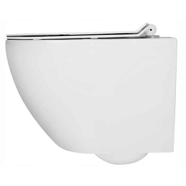 Závěsná Wc Mísa Rimless Bez Příruby, Toaletní, Bílá Deska