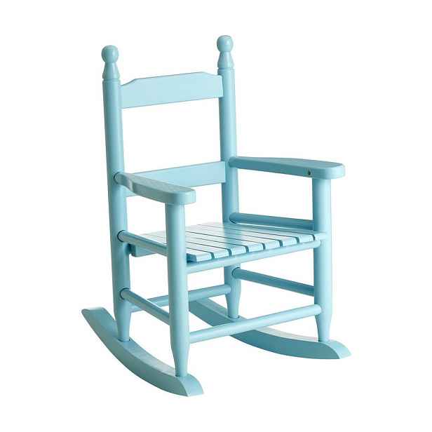 Modrá dětská židle z topolového dřeva – Premier Housewares
