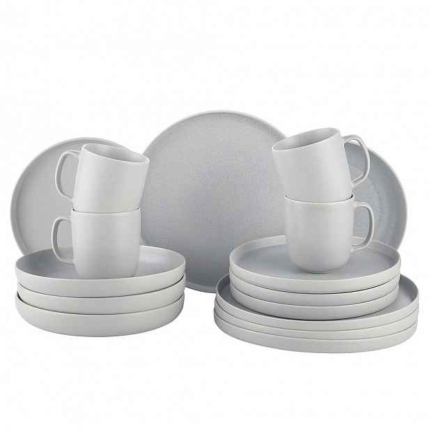 Butlers CASA NOVA Sada nádobí 16 ks - šedá