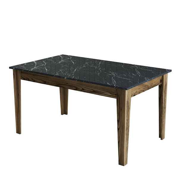 Jídelní stůl Milan Walnut and Black