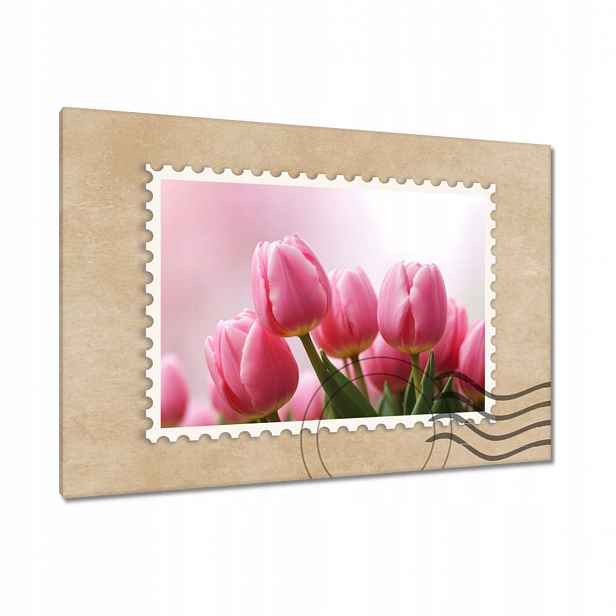 Obrazy 90x60 Růžové tulipány