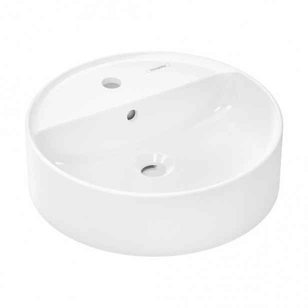 Hansgrohe Xuniva S umyvadlo na desku 45x45 cm otvor pro baterii uprostřed 60169450