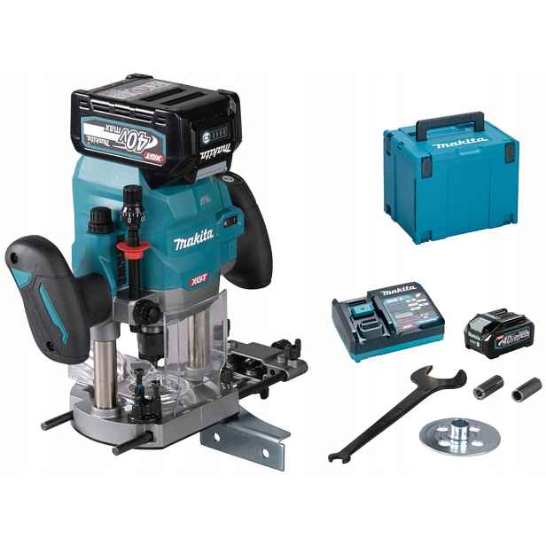 Makita Akumulátorová Horní Frézka 40V Xgt 2x4,0Ah RP001GM201